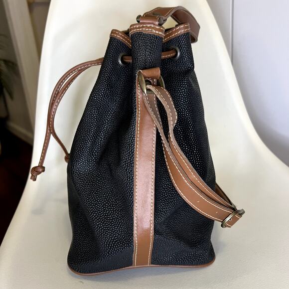 tano bucket drawstring bag black brown - Picture 4 of 8